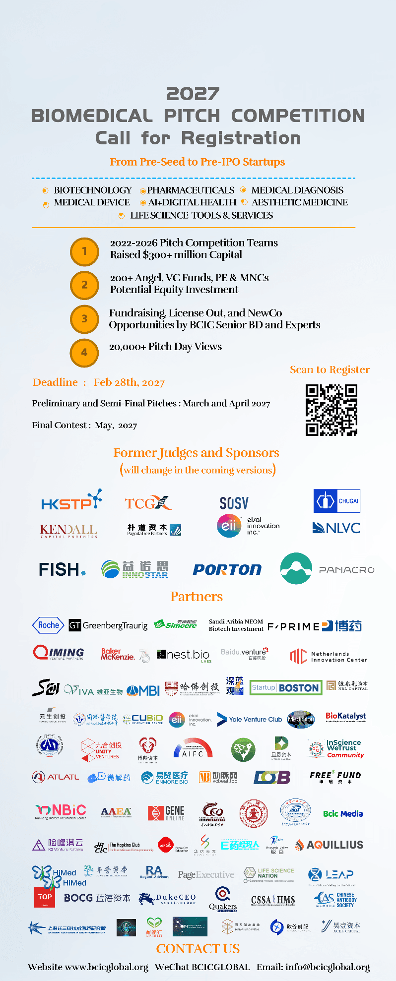 2027 BCIC Biomedical Pitch Competition