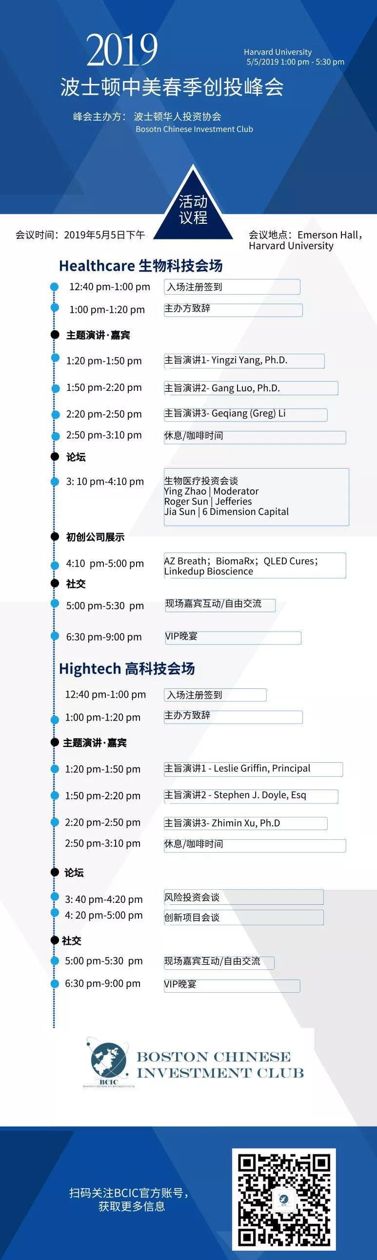 2019 Boston US-China Spring Venture Summit